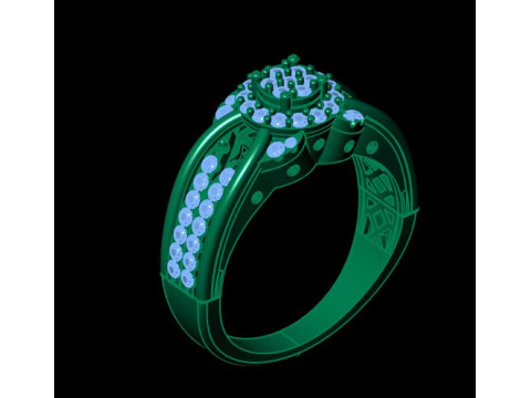 Diamond Ring 3D-Modell