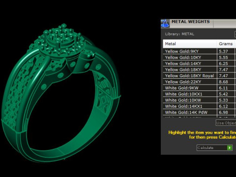 Diamond Ring 3D-Modell