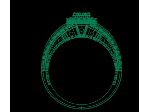 Diamond Ring 3D-Modell