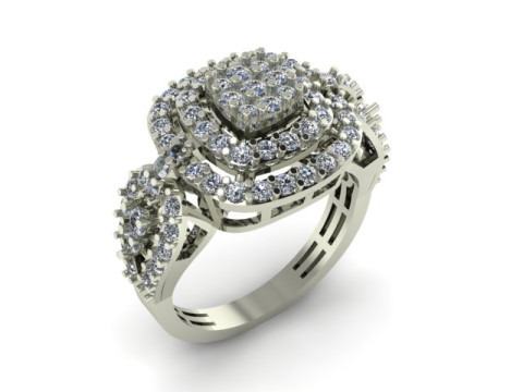 Diamond Ring 3D Model