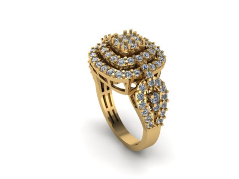 Diamond Ring 3D Model
