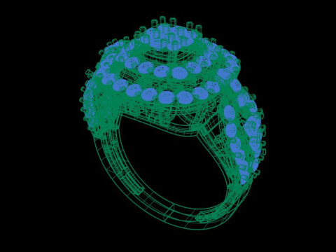 Diamond Ring 3D Model