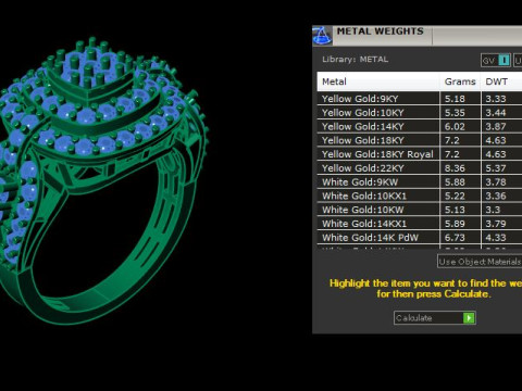 Diamond Ring 3D Model