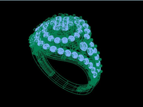 Diamond Ring Modelo 3D
