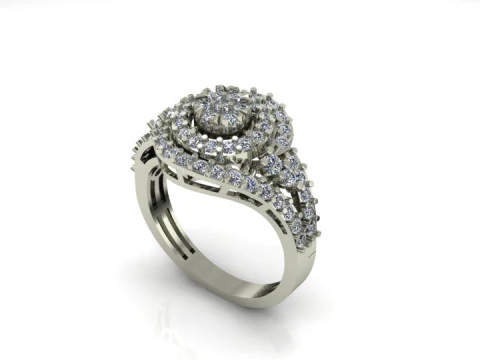 Diamond Ring 3D Model