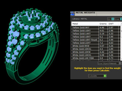 Diamond Ring Modelo 3D