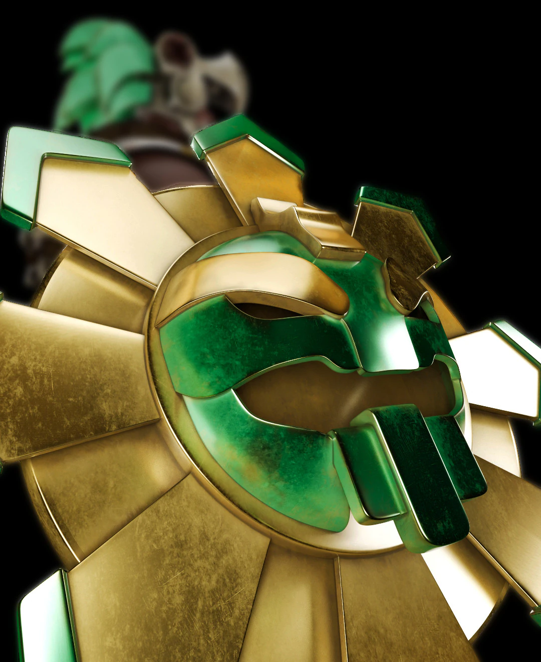 Warrior Aztec 3D Model .c4d .max .obj .3ds .fbx .stl .blend 