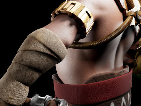 Warrior Aztec Modello 3D
