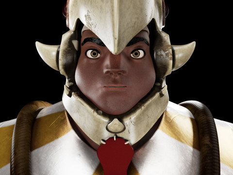 Warrior Aztec Modello 3D