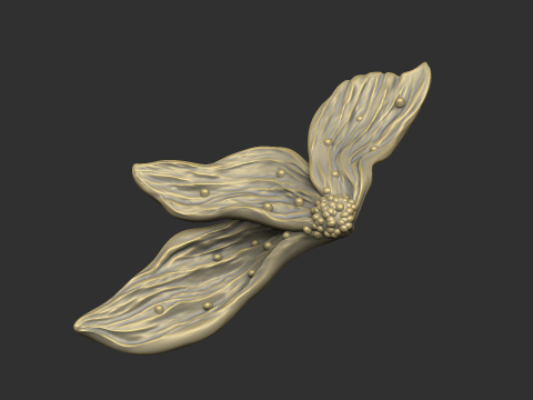 Stud design nature hand made love flower petal spring flower 3D Print Model