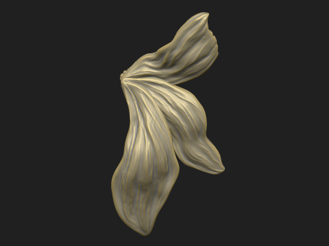 Stud design nature hand made love flower petal spring flower 3D Print Model