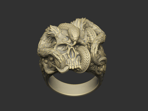 Demon devil Dracula monster beast horn thorn ghost death skull ghost devil 3D Принт Модель