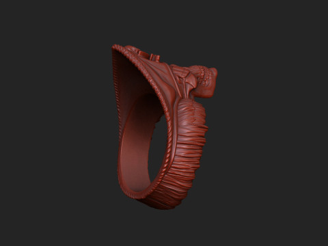 Pirate ghost Caribbean skull death captain cannibal design 3D Print Model