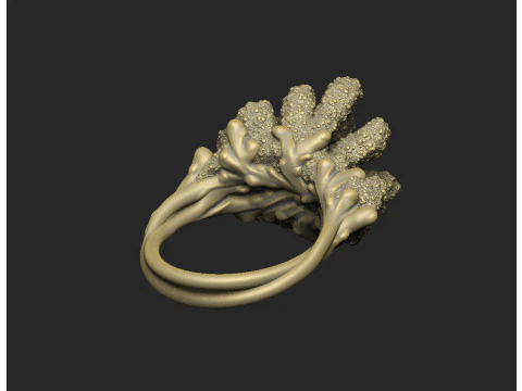 Corallo fantasia astratta acqua organica mare sottomarino oceano Modello di stampa 3D