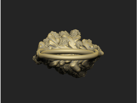 Coral abstract fantasy organic aqua underwater sea ocean 3D Print Model