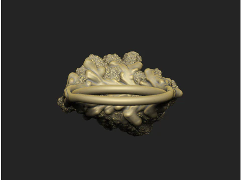 Corallo fantasia astratta acqua organica mare sottomarino oceano Modello di stampa 3D