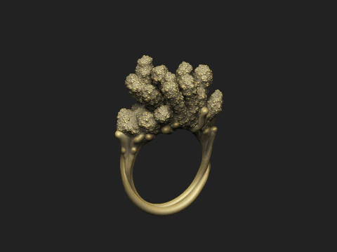 Mercan soyut fantezi organik su sualtı deniz okyanus 3D Baskı Modeli