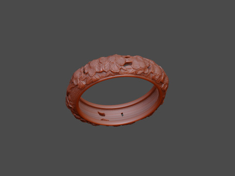 Sakura flower design Luxury Queen expensive royal relief 3D Print Model