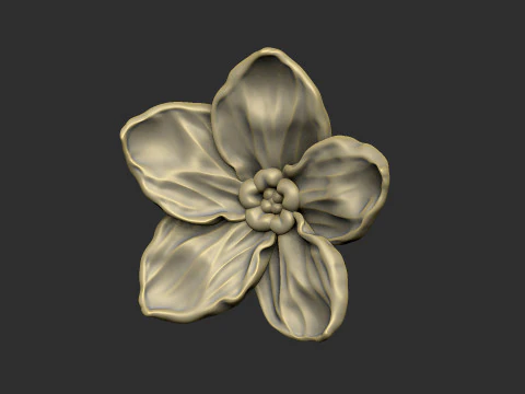 Forget me not petal flower floral design 3D Print Model