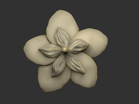 Forget me not petal flower floral design 3D printmodel