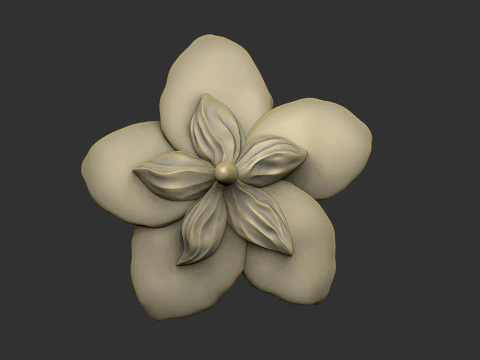 Forget me not petal flower floral design 3D Print Model