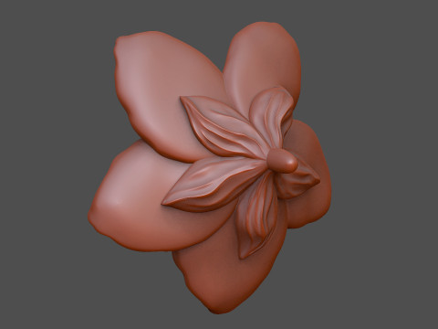 Forget me not petal flower floral design 3D printmodel
