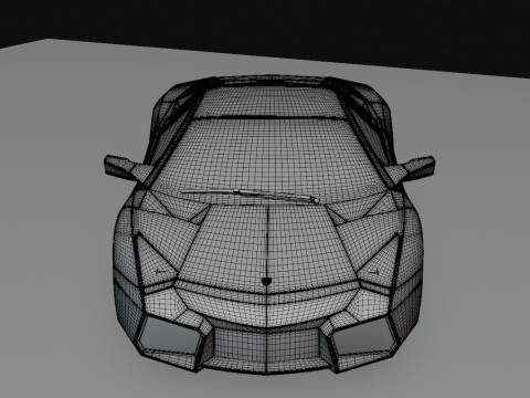 Lambo Reventon 3D-model 3Dモデル