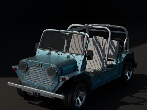 Moke Elecric 3D-model 3D मॉडल