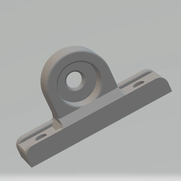 Pillow Block Bearing 608 3D Print Model .c4d .max .obj .3ds .fbx .stl .blend 
