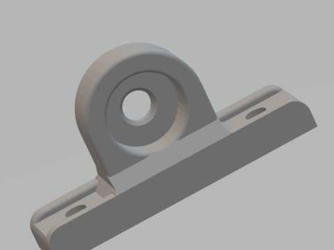 Pillow Block Bearing 608 3D प्रिंट मॉडल