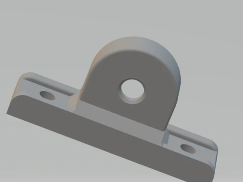 Pillow Block Bearing 608 3D Print Model
