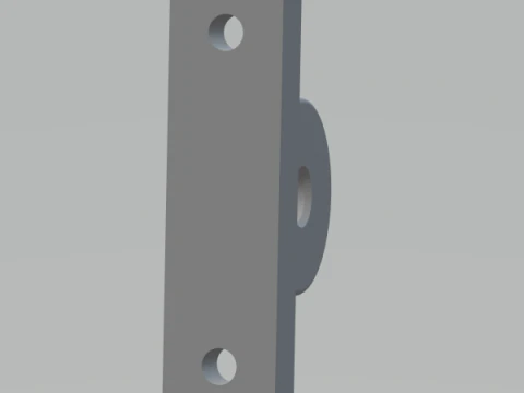 Pillow Block Bearing 608 3D Print Model