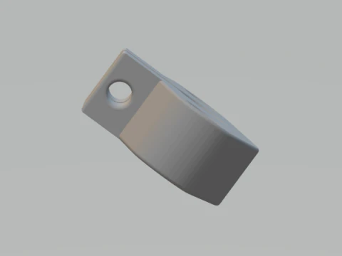 Linear Shaft Support Bracket 8 mm 3D Print Model