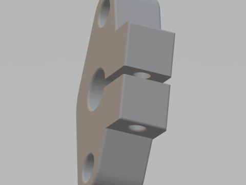 Linear Shaft Support Bracket 8 mm Modello di stampa 3D