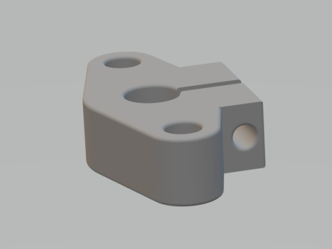 Linear Shaft Support Bracket 8 mm Modello di stampa 3D