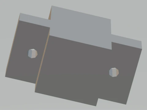 Linear Shaft Support Bracket 16 mm 3D Print Model