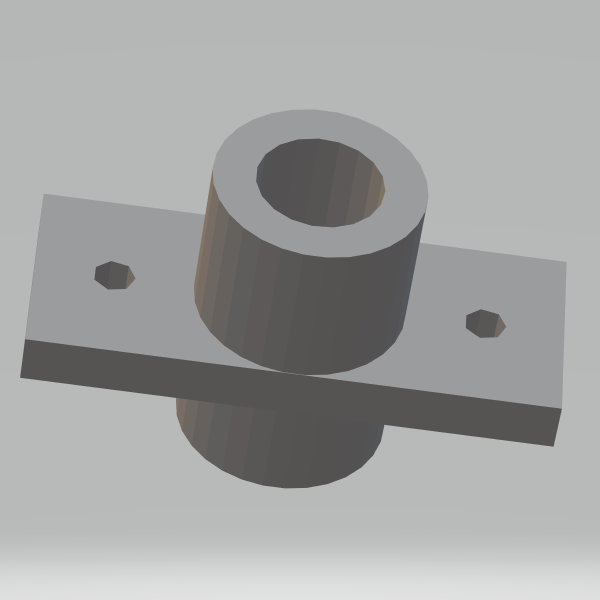 Linear Shaft Support Bracket 12 mm 3D Baskı Modeli .c4d .max .obj .3ds .fbx .stl .blend 