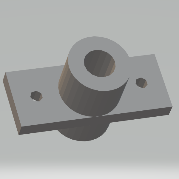 Linear Shaft Support Bracket 10 mm 3D प्रिंट मॉडल .c4d .max .obj .3ds .fbx .stl .blend 