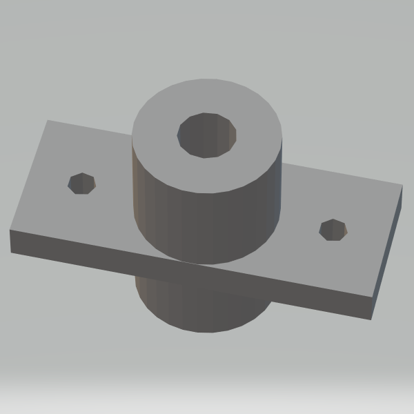 Linear Shaft Support Bracket 8 mm 3D Принт Модель .c4d .max .obj .3ds .fbx .stl .blend 