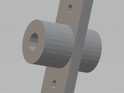 Linear Shaft Support Bracket 8 mm 3D Принт Модель