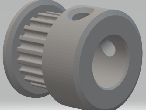 GT2 Pulley 8 mm 3D Print Model