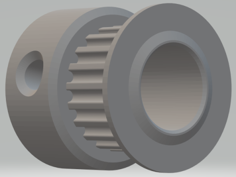 GT2 Pulley 8 mm 3D Print Model