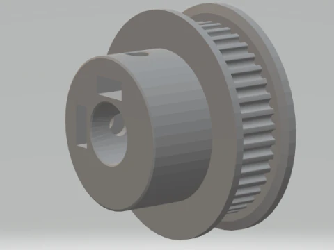 GT2 - 40 tanden 8 mm as 3D printmodel