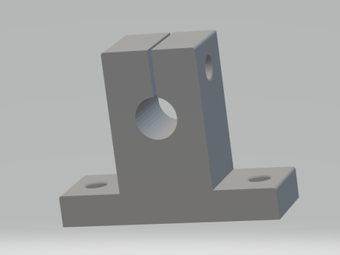 SK8 - Linear shaft support 8 mm 3D Print Model