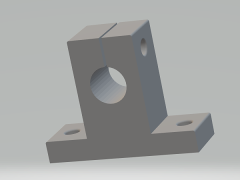 SK10 - Linear shaft support 10 mm 3D Принт Модель
