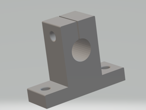 SK10 - Linear shaft support 10 mm 3D Принт Модель