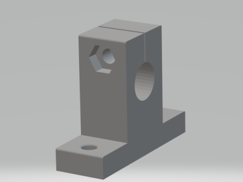 SK10 - Linear shaft support 10 mm 3D Принт Модель