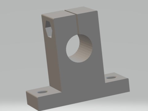 SK12 - Linear shaft support 12 mm 3D प्रिंट मॉडल