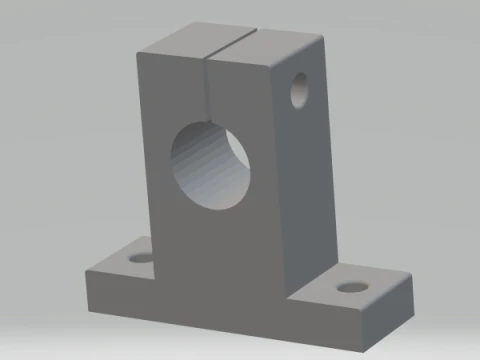 SK12 - Linear shaft support 12 mm 3D Print Model