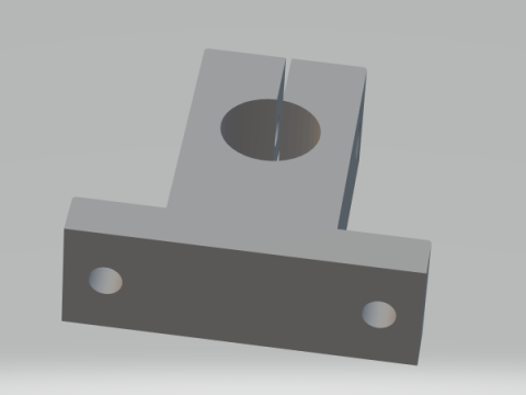 SK12 - Linear shaft support 12 mm 3D Print Model